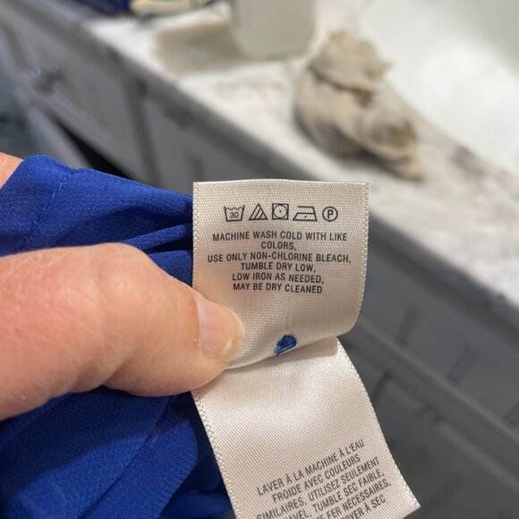 Maeve Dress size Small tie front v neck Lined, pockets - Picture 10 of 11